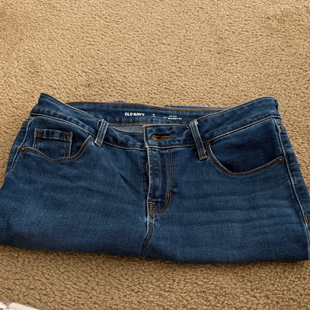 Old Navy Women's Dark Blue Skinny Jeans